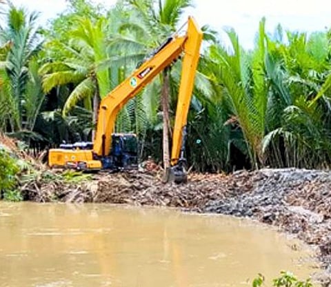 NIA undertakes river clearing, dike formation in Zamboanga Sibugay