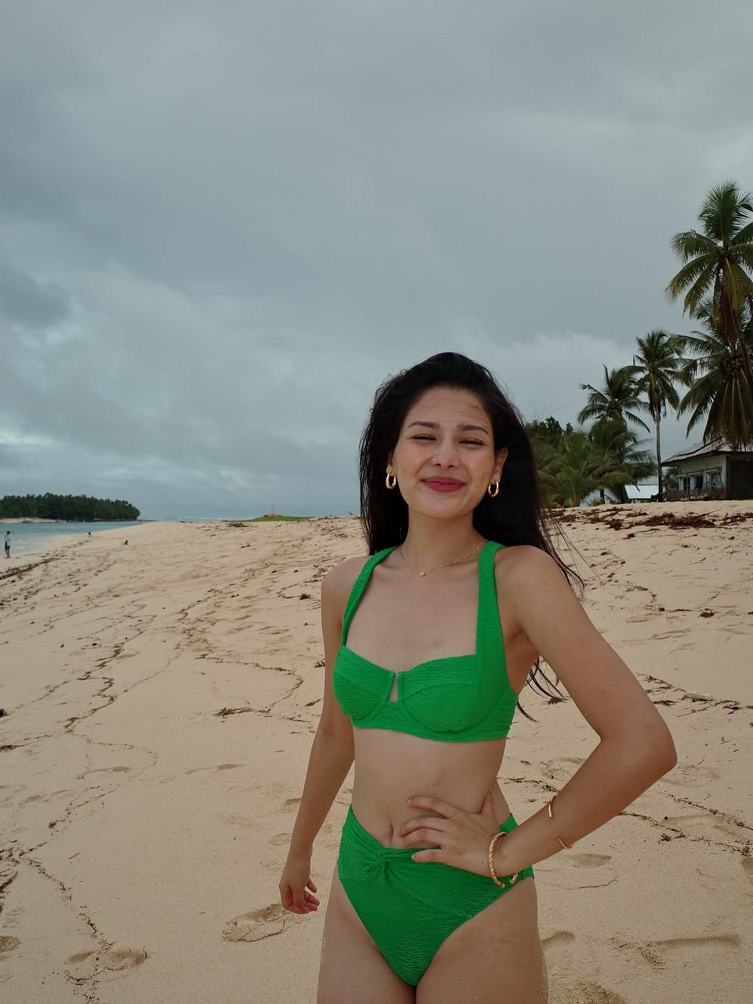 AZ Martinez Sizzles in Green Bikini: Island Vibes Captured by Ralph de Leon