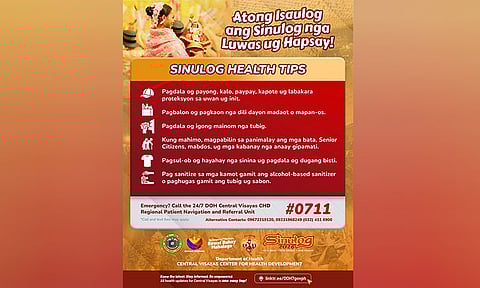DOH 7 urges festivalgoers to prioritize health, safety amid Sinulog crowds