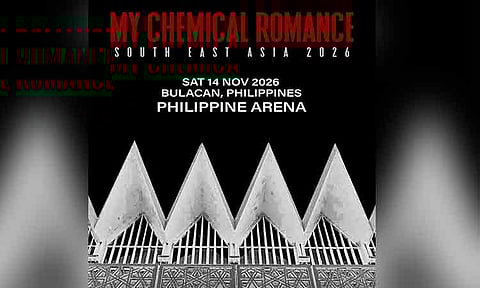 My Chemical Romance has officially announced the postponement of all dates under the My Chemical Romance South East Asia 2026 Tour, as confirmed through the band’s official social media channels. The announcement includes the Philippine stop, originally scheduled for April 25, 2026, at the Philippine Arena in Bulacan.