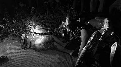 Lolo nga padulong mopauli gikan nga nag-inom patay sa disgrasya