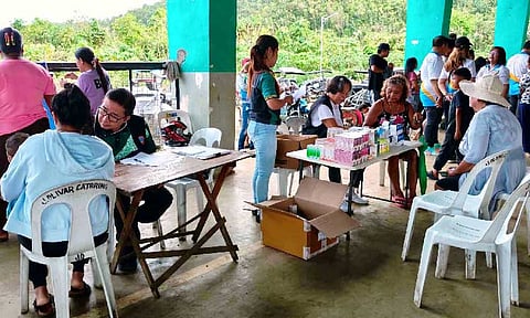 About 200 fisherfolk and their families in Barangay Zabali, Baler,  Aurora access primary healthcare services through the Yaman ng Kalusugan Program or YAKAP Caravan of the Philippine Health Insurance Corporation. (Photo courtesy of PhilHealth Region III)