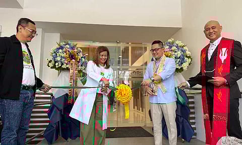 EXPANDED SERVICE. Arayat Doctors Hospital Medical Director Dr. Cesar Matias, Dr. Joy Matias and Arayat Mayor Jeff Luriz lead the inauguration of the newly-renovated hospital building on Tuesday, January 13. - Princess Clea Arcellaz