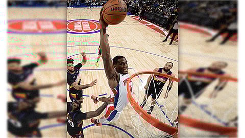 Pistons maintain pace