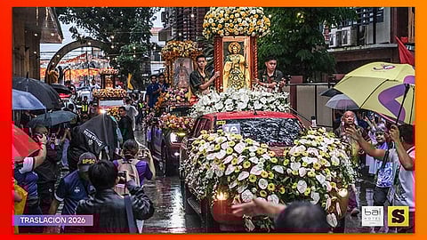 Devotees flock the streets amid rains 