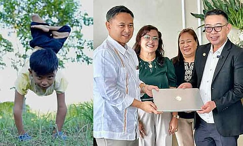 In support to equal access to quality education of a marginalized but aspiring handicapped student, DepEd Secretary Sonny Angara awarded a laptop for Ralph A. Malusong,14, a Grade 7 student of Pilar National High School, Manay, Davao Oriental, reaffirming his commitment to inclusive education.
