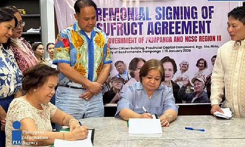 NCSC, Pampanga Capitol
unite for service to elderly