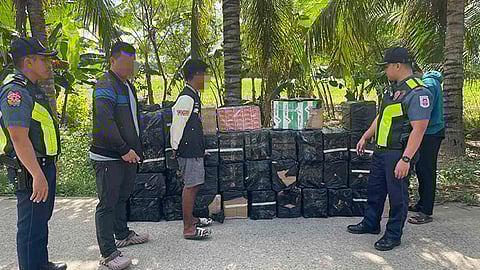 P2M smuggled nga sigarilyo nasakmit 