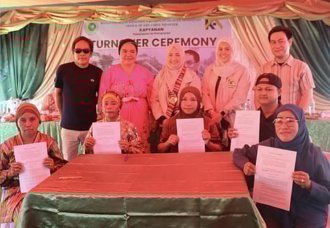 ZAMBOANGA. The Bangsamoro government, through its Kapayapaan sa Pamayanan (Kapyanan) program, turns over 60 newly built houses to indigent families on Thursday, January 22, in Kabungkol village, Talipao, Sulu. 