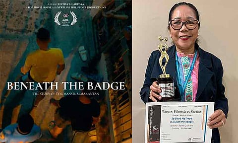 Beneath the Badge (Sa Likod ng Tsapa), a Philippine documentary by Mindanao-based journalist and filmmaker Editha Z. Caduaya, has been conferred the Special Mention Award at the Dhaka International Film Festival, recognizing the film’s strong emotional impact and deep connection with viewers from diverse cultures.