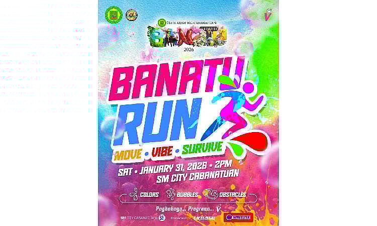 Banatu Run set on Jan 31
at SM City Cabanatuan