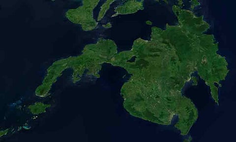 Mindanao map.