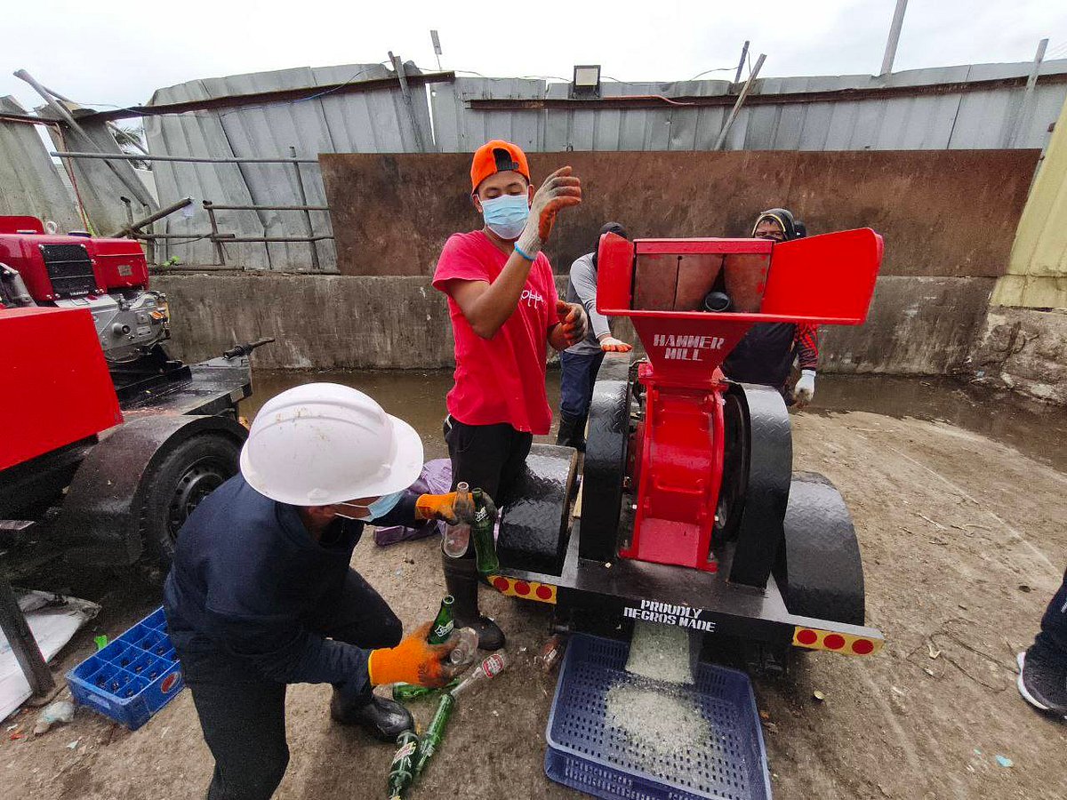 50 tons nga basura ang gikunhod pinaagi sa segregation, shredding