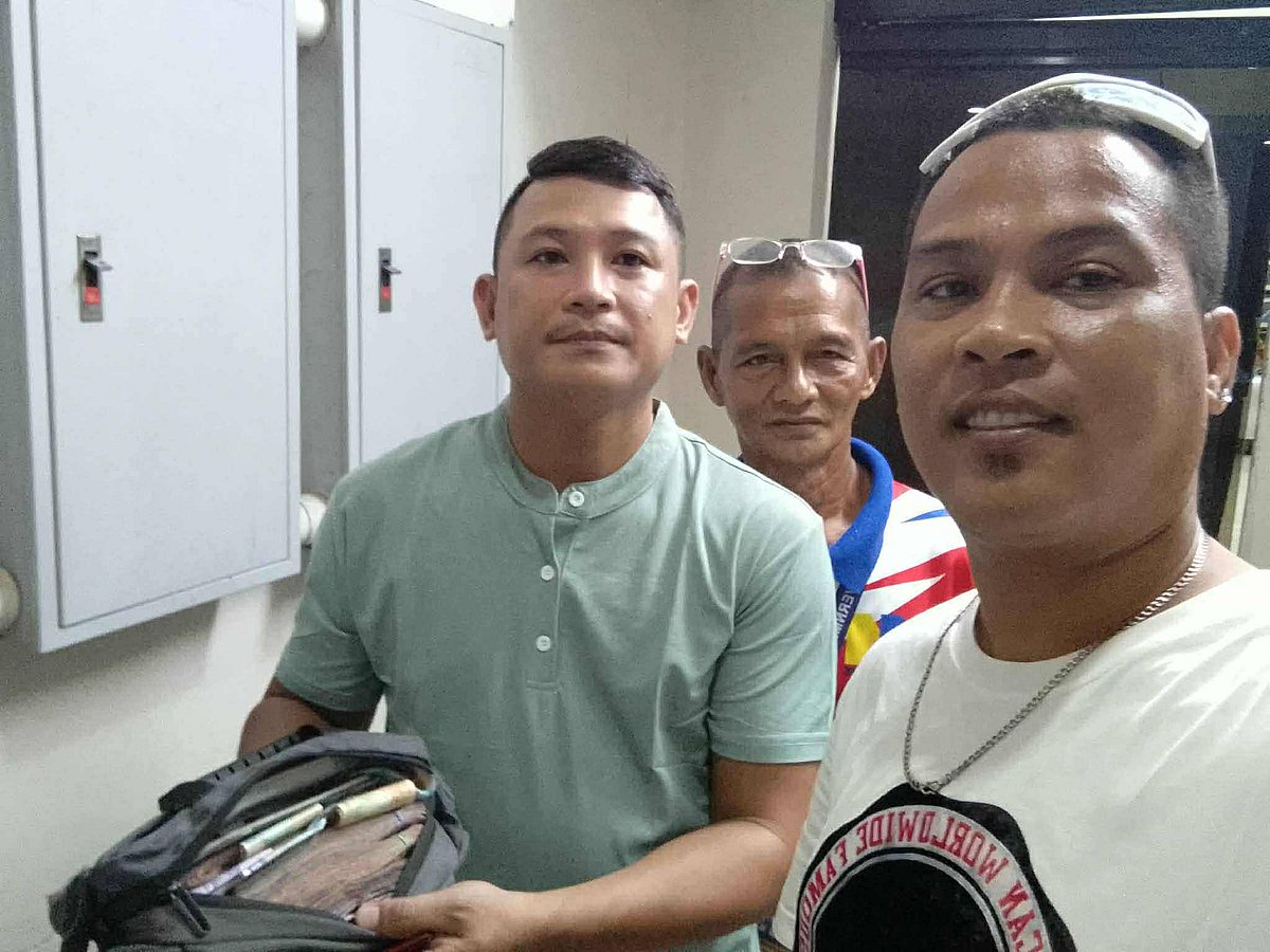 Usa ka milyon nga cash nabiyaan,
giuli sa mga guwardiya sa Mandaue