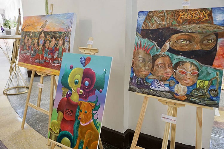 Cebu Capitol showcases homegrown talent in month-long National Arts Month exhibit