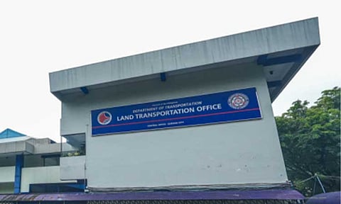 The Land Transportation Office in Quezon City. (PNA photo by Robert Oswald P. Alfiler)