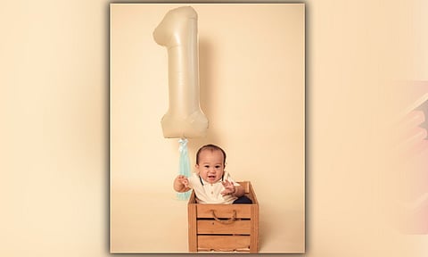 SANXO TURNS 1. The celebrant, Sanxo, is a cheerful child whose friendliness makes him unafraid to interact with everyone around him, never failing to draw smiles with his expressions and small gestures.