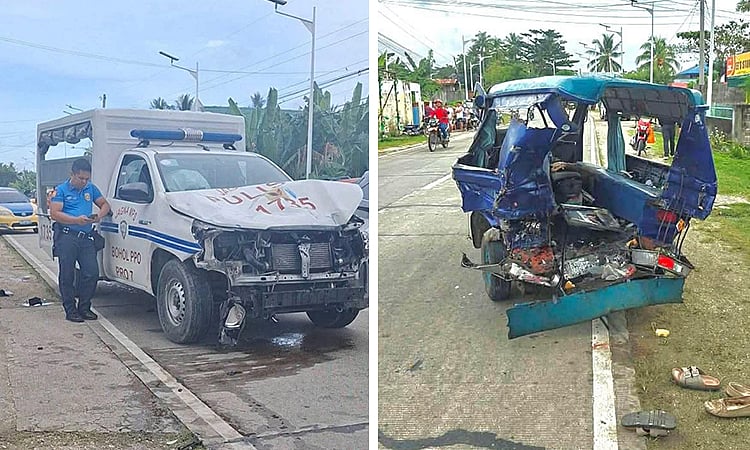 Lola patay, 2 angol human madasmagi sa patrol car