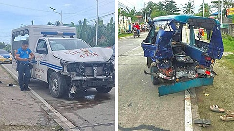 Lola patay, 2 angol human madasmagi sa patrol car 