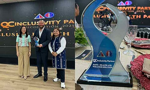 Health And Wellness Solutions (haws) proudly received the QC Inclusivity Partner Award from the Quezon City Government, led by Mayor Joy Belmonte, and the Persons with Disability Affairs Office (PDAO) – Quezon City, in recognition of its commitment to advancing inclusive and accessible healthcare for Persons with Disabilities (PWDs).