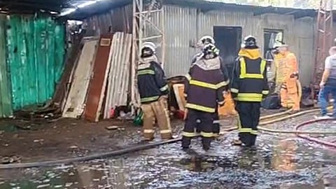 5 ka mga estruktura naugdaw sa sunog 