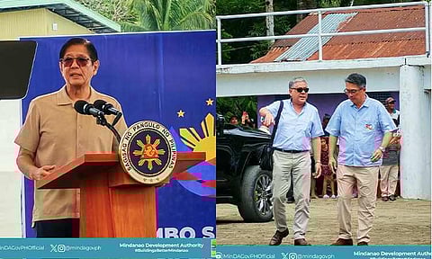 President Ferdinand R. Marcos Jr. inaugurated the Mahayag Dam Project on February 12, 2026, with Anton Lagdameo Jr., Special Assistant to the President, and Leo Tereso Magno, Mindanao Development Authority (MinDA) Secretary, in attendance.