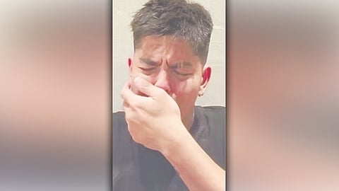 Herras breaks down in video