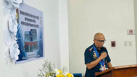 ILOILO. Police Colonel Wilbert Parilla, officer in charge of the Iloilo City Police Office, leads the inauguration of the Iloilo City Cybercrime Response Team office and the blessing of Iloilo City Police Station 2 on February 11, 2026, in Barangay Nabitasan, La Paz, Iloilo City.