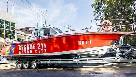 Danao City boosts water rescue response with Rescue 211 boat