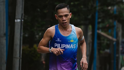 TOKYO MARATHON-BOUND. Former Davao City standout Sonny Wagdos trains ahead of the Tokyo Marathon on March 1, using the race as a stepping stone to qualify for the Asian Games.