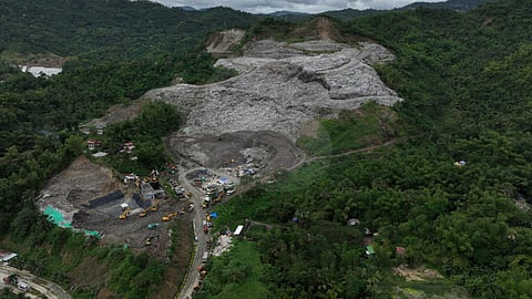 Operations at the Binaliw Landfill was suspended after an earlier trash slide that killed 36 people.