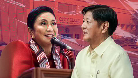 Leni Robredo and Bongbong Marcos