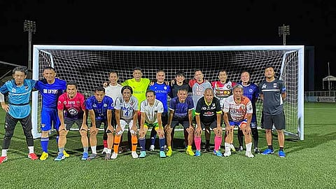 CRFA, PFF officials play friendly football match