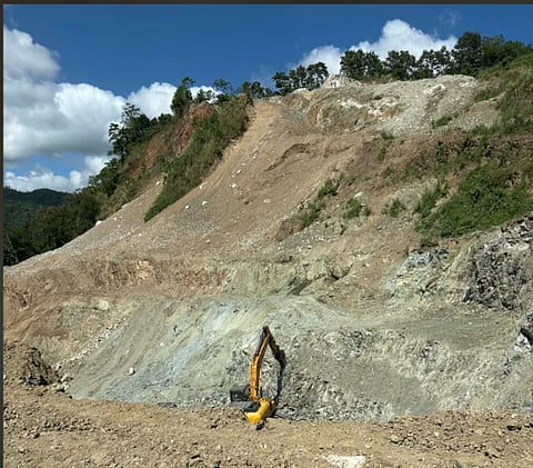 One of the quarry operations in Barangay Binaliw