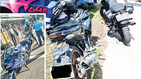 GI-IMPOUND: Gihingusgan na sa LTO 7 ang pagpanakop sa mga sakyanan nga saba og tambutso sugod gahapon, Pebrero 23, 2026, diin 21 ka mga motorsiklo ang gikompiska.