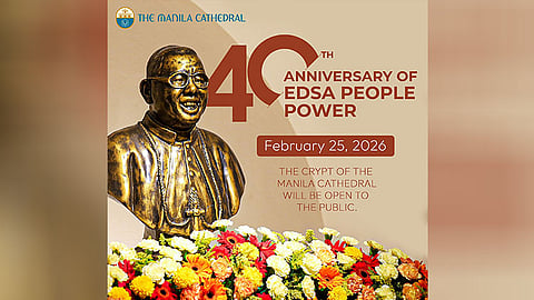 Manila Cathedral invites Filipinos to pay respect to Edsa 40 icon