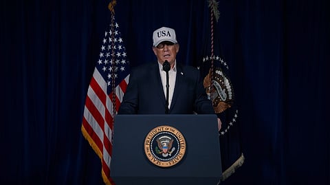 Trump says US military undertakes 'massive and ongoing operation' in Iran