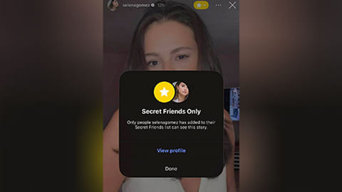 Selena Gomez adds 415M IG followers to 'secret friends list'