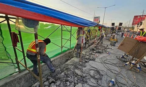 NLEX: Meycauayan River 
bridge improvement starts 
