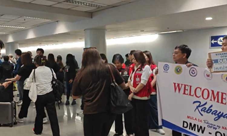 Repatriated Middle East OFWs up to nearly 3,000