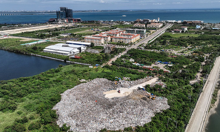 Waste holding area sa SRP, kaniadto pa gidili