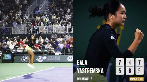 Eala daog batok Yastremska sa BNP Paribas Open