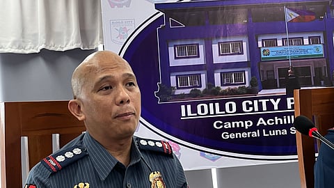 ILOILO. Police Colonel Wilbert Parilla, officer-in-charge of the Iloilo City Police Office (Icpo), leads a virtual coordination meeting on March 7, 2026, with police commanders and unit heads to strengthen monitoring of fuel prices and coordinate with government agencies amid reports of sudden increases linked to developments in the Middle East. (Photo courtesy of Icpo PIO)