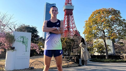 HISTORIC. Former Davao City standout Sonny Wagdos, 32, registers a new record after breaking the 22-year Philippine national marathon record at the Tokyo Marathon on March 1, 2026. The time of 2:14:32 surpassed the previous mark set by his coach, Eduardo “Vertek” Buenavista, in 2004.