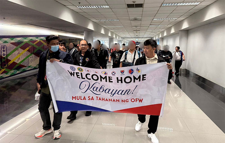 Chartered flights arranged to bring Pinoys home from Middle East