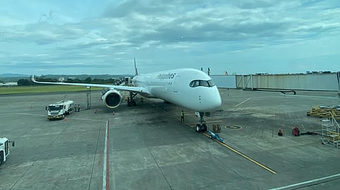 PAL showcases flagship A350-1000 in Davao City