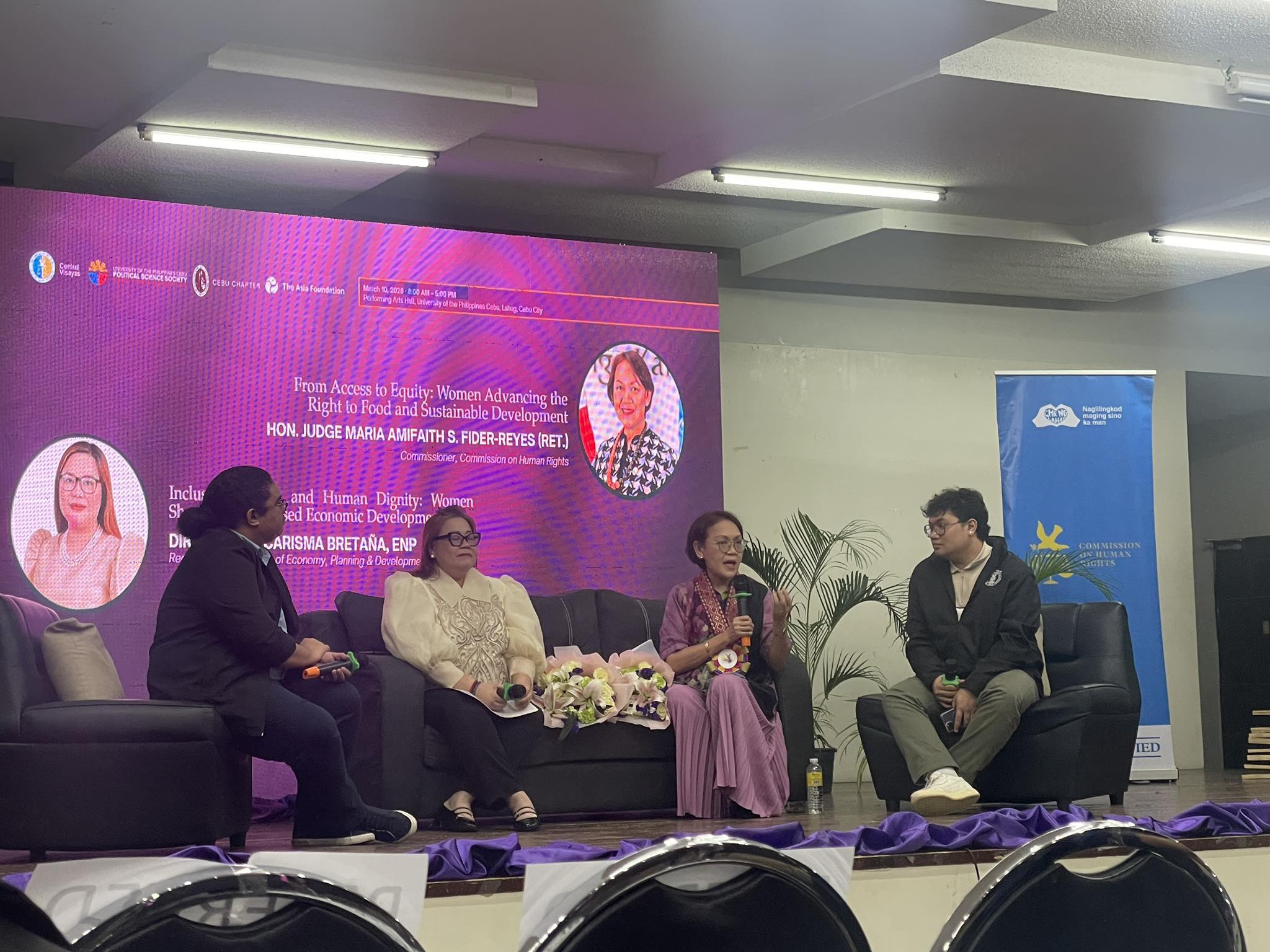 Kababayen-an giila isip kusog sa human rights, kalambuan atol sa forum sa Sugbo