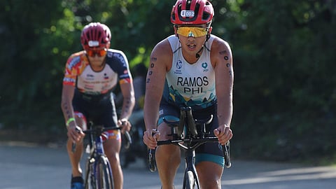 EYEING PODIUM FINISH. Joshua Ramos will be banking on his biking prowess as he steps up from the 5150 distance to take on the 70.3 race in Davao.