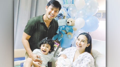 Nacino, Gohing welcome second baby boy
