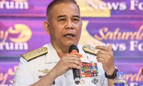 Phlippine Navy spokesperson for the West Philippine Sea and Inspector General, Rear Admiral Roy Vincent Trinidad. (PNA file photo)